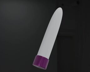 the emo 3d girl masturbates in the square thinking about shopping